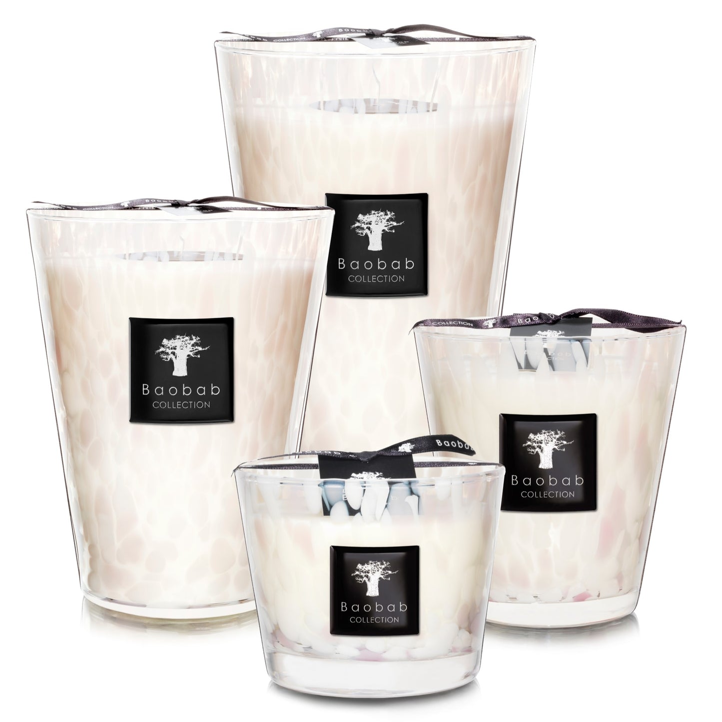 SCENTED CANDLE PEARLS WHITE