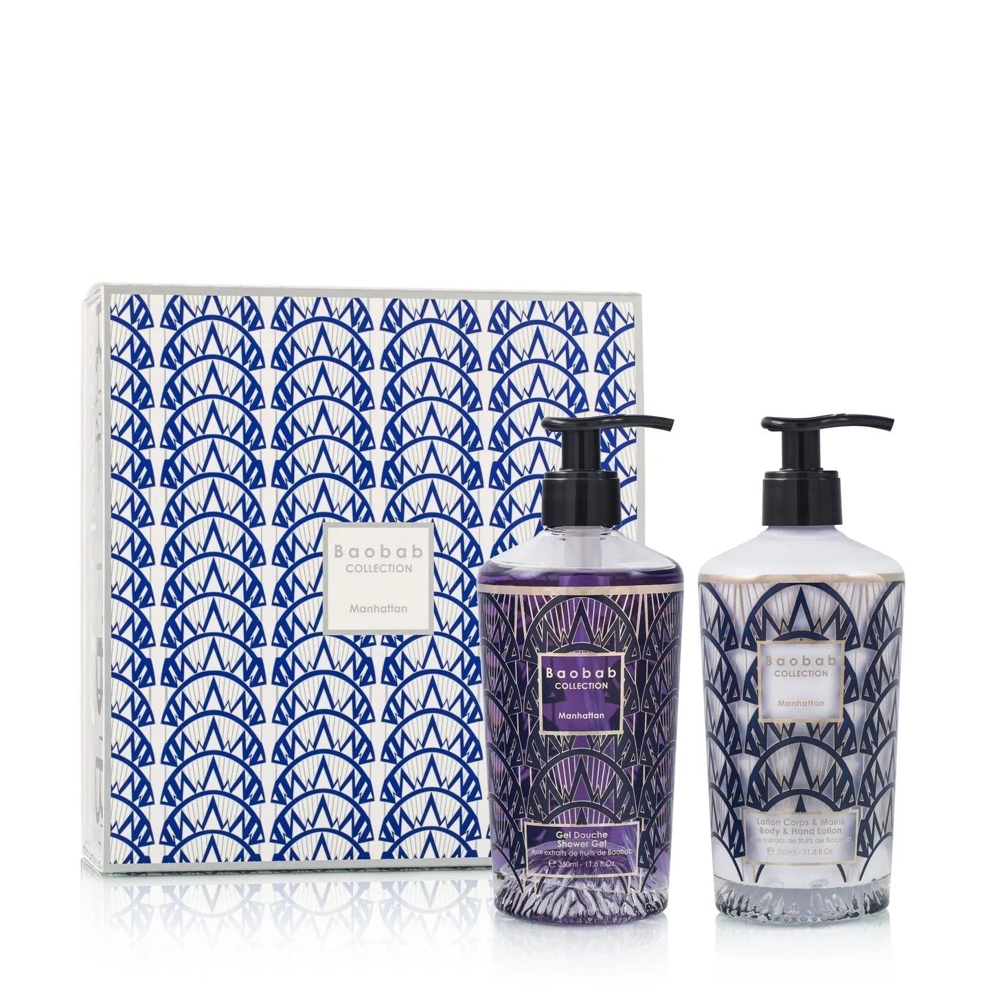 GIFT BOX MANHATTAN BODY & HAND LOTION AND SHOWER GEL