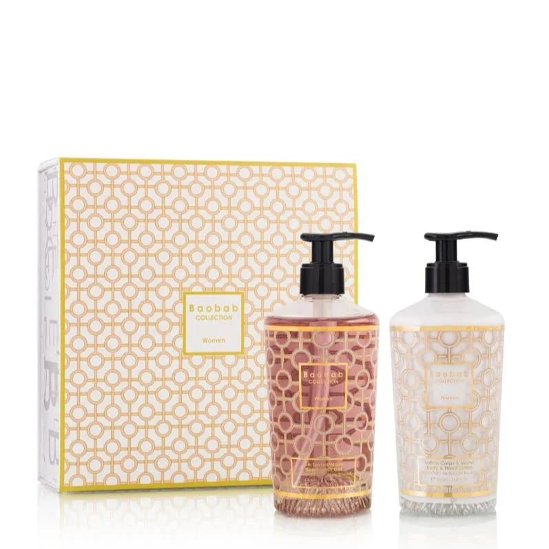 GIFT BOX WOMEN BODY & HAND LOTION AND HAND WASH GEL – Baobab GIFT BOX WOMEN BODY & HAND LOTION AND HAND WASH GEL – Baobab