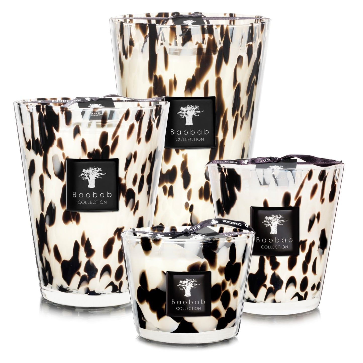 SCENTED CANDLE PEARLS BLACK