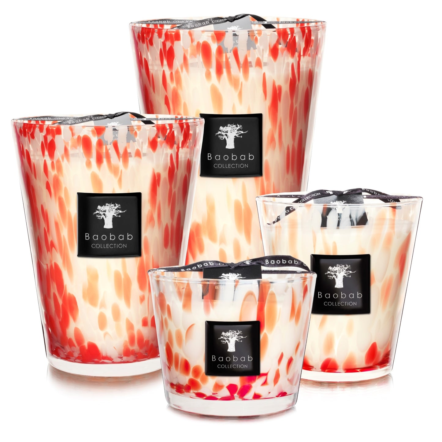 SCENTED CANDLE PEARLS CORAL